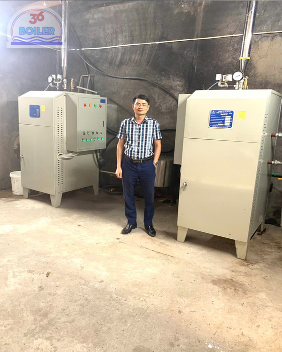 Electric boiler with 190 kg/h steam capacity